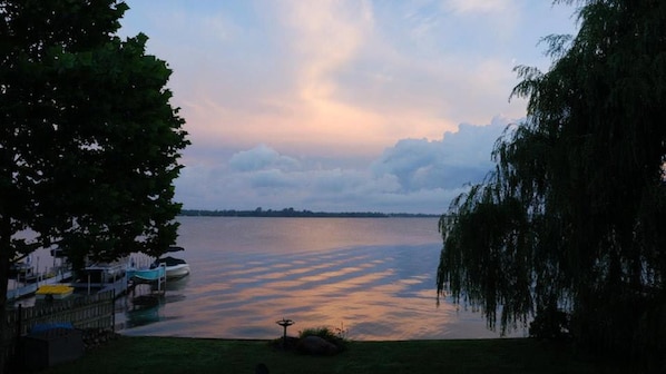 View from deck