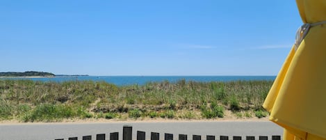 Enjoy wonderful Wellfleet Harbor water views from the front yard