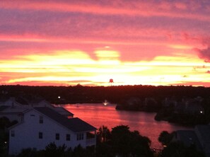 Sunset outside Front Door