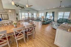 Top-Level Living Room with Deck Access