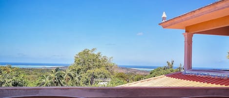 Sea view from the house balcony. 