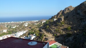 View of sea from terrace.