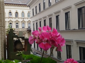 Blick von der Unterkunft