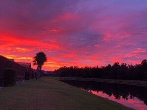 Sunrise over the lake