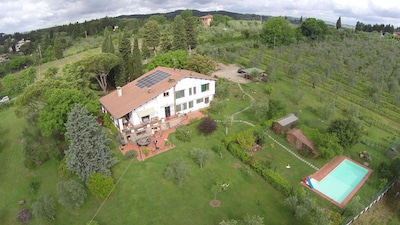 "La Cipressina" apartment  in Chianti with swimmingpool