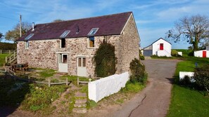 Once a barn to store corn. Now a delightful. unique base, ideal for your holiday