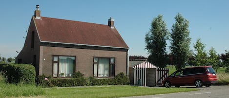 Vlaams huis - uitzicht op de straat