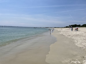La grande plage (jusqu'à L'Ile Tudy