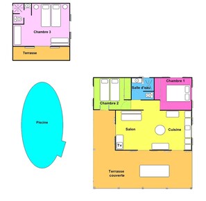 Plan of Villa Deshaies