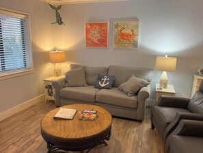 Living room area early evening