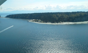 Savary Island from small plane