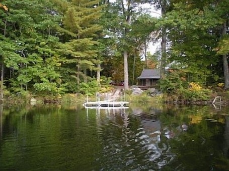 Picture of the cove taken from my boat--not a neighbor in sight