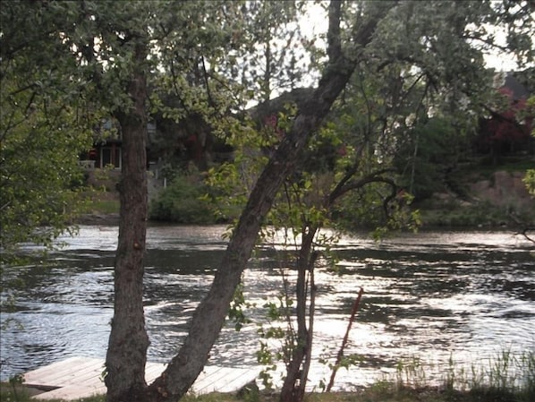 On the river. Beautiful view! Centrally located and quiet street! Best of Bend.