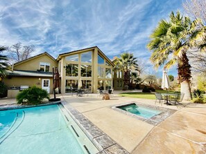 Outdoor Pool and Hot Tub