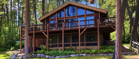 Lakeside View of the House