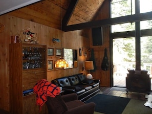 Living room, upstairs level