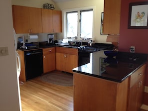 Kitchen view from dining area