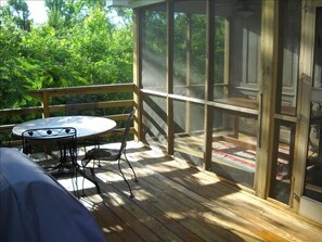 rear porch and deck