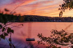 Sunset of Copake Lake