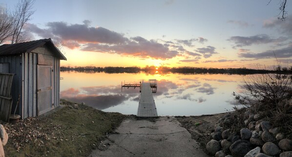 Sunsets are priceless at The Cabin!