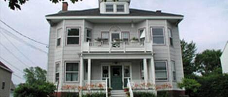 This lovely victorian home located at 14 Myrtle Avenue, South Portland, Maine.  