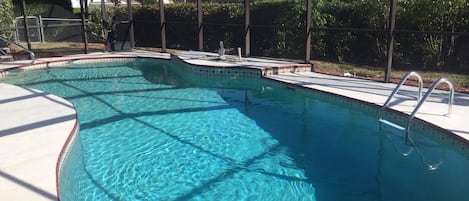 Large private pool (36ft X 14ft,  20,000 Gallon Pool!)