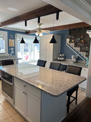 newly renovated kitchen with island
