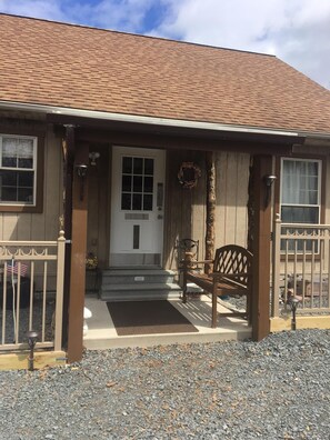 Front entrance to the house