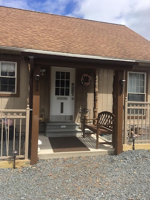 Front entrance to the house