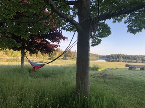 Great place to read a book or watch for ospreys diving for fish. Or take a nap.