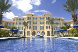 You will enjoy Villa Renaissance's beautiful pool and hot tub