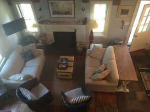 View of the Living Room from the Loft