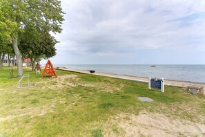 400 feet of private beach is calling. 