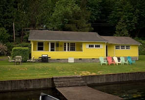 Lake side of house