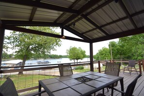 view looking at lake, covered view 