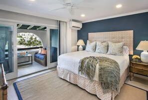 Plush Ocean View Downstairs Bedroom with King Bed