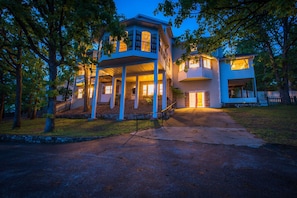 View of home from lake.