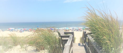 Private beach walkway
