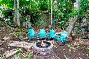 Enjoy a warm fire 