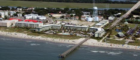 Ariel View of the Complex from the Ocean Side.