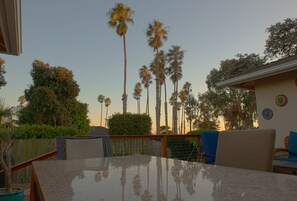 Catch a sunset/rise while sitting on the Rear Patio, Enjoy the view & your time.
