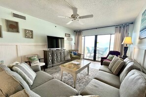 View the outdoors while staying indoors.