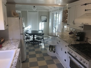 Kitchen and dining table