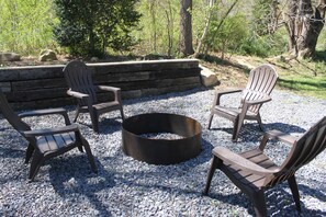 Fire Pit/Wood not furnished.