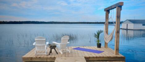 Relax on the new dock! Photo taken 2019