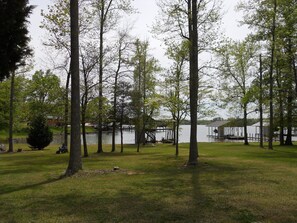 Yard to 2 story dock
