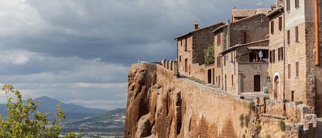 The house is the one on the left with an amazing view of the valley below.