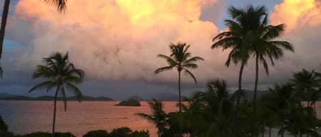 What a way to end the day! - Sunset from Villa Bonne Vie balcony