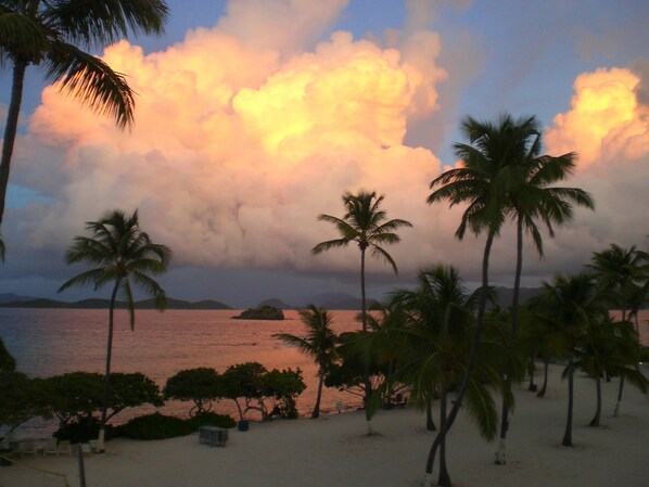 What a way to end the day! - Sunset from Villa Bonne Vie balcony