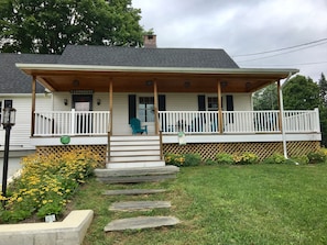 Front view of the house